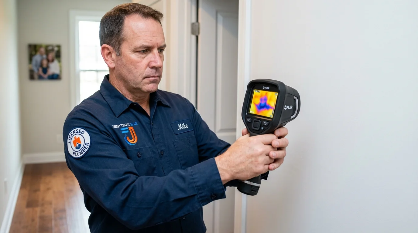 Thermal imaging leak detection by Johns Plumbing LLC in Bolingbrook